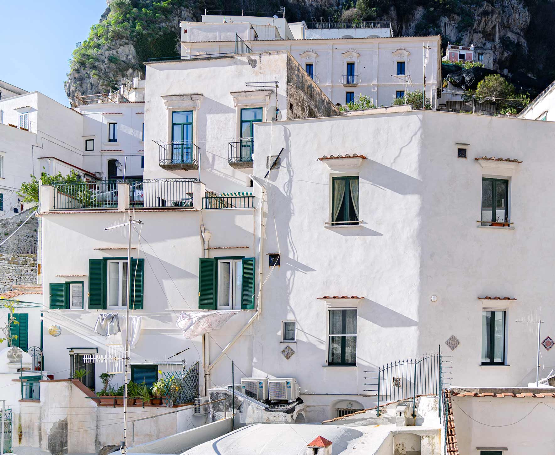 View over Atrani rooftops