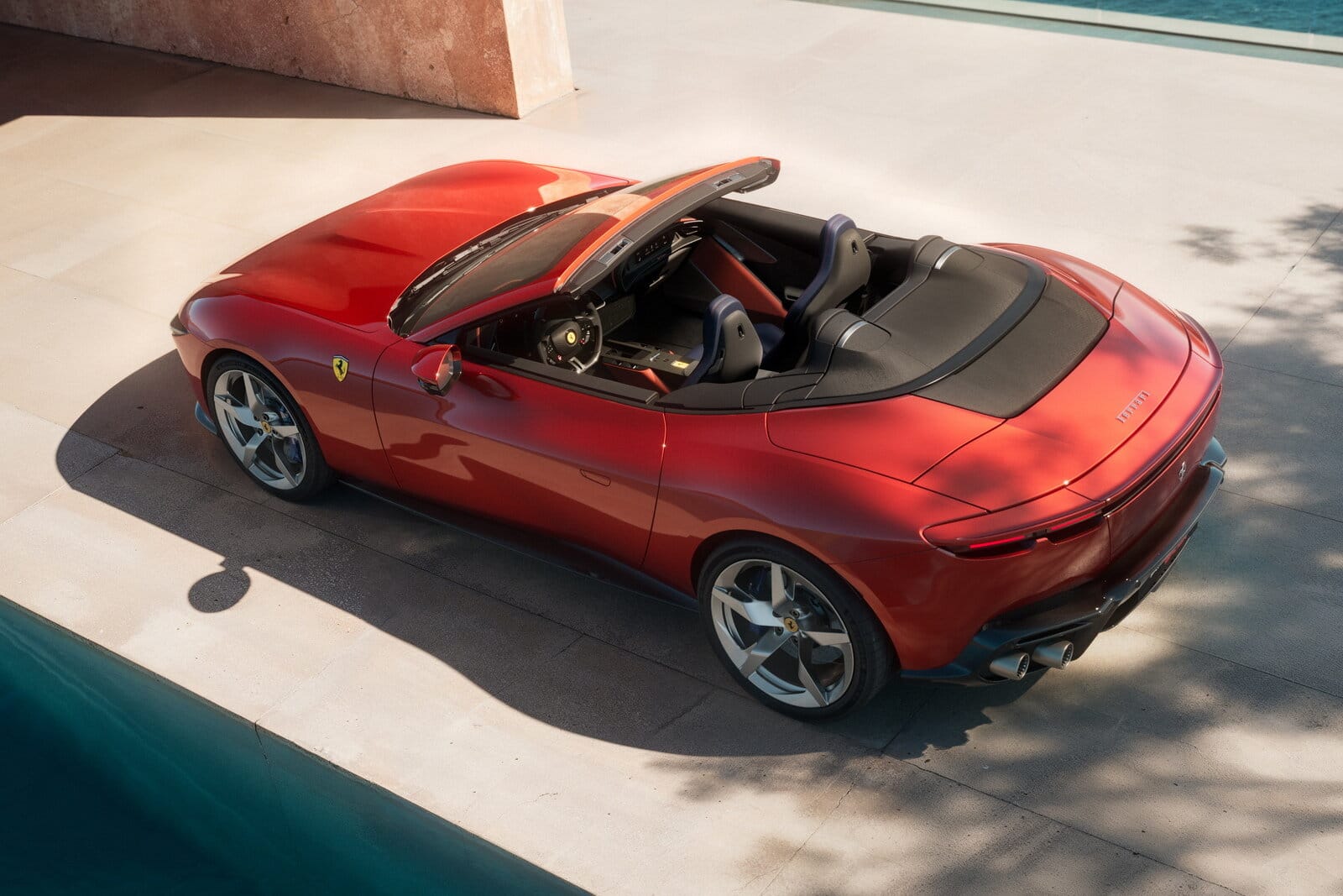 Ferrari Amalfi Spider Side Profile