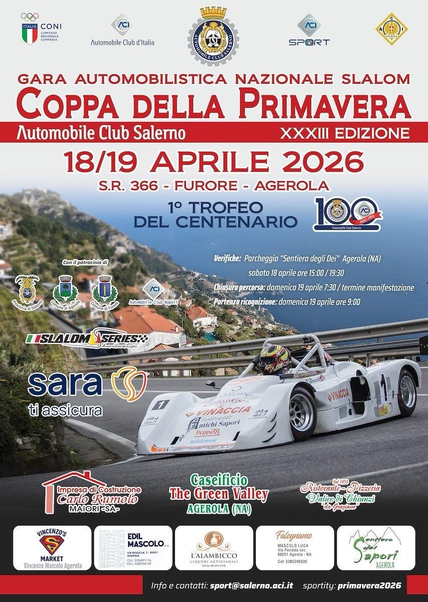 Event poster for Coppa della Primavera 2026