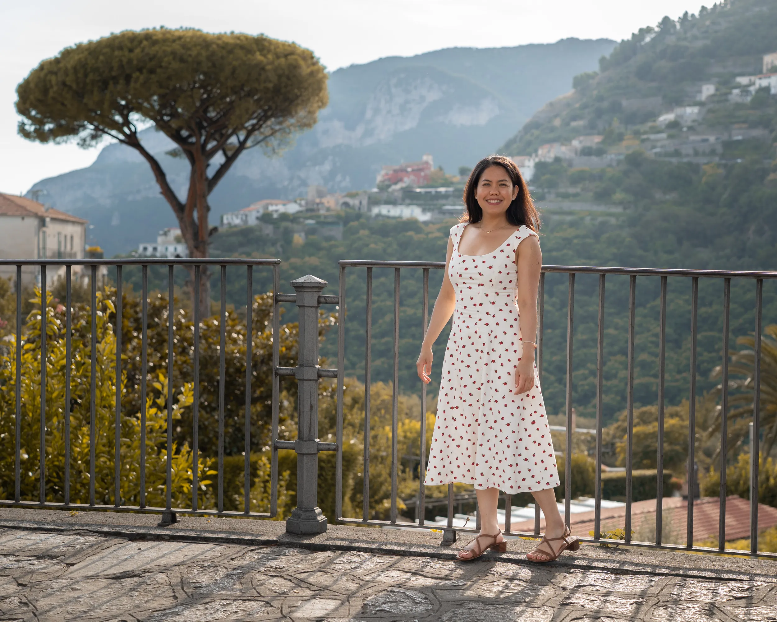 Loreana arriving in Ravello, first impressions