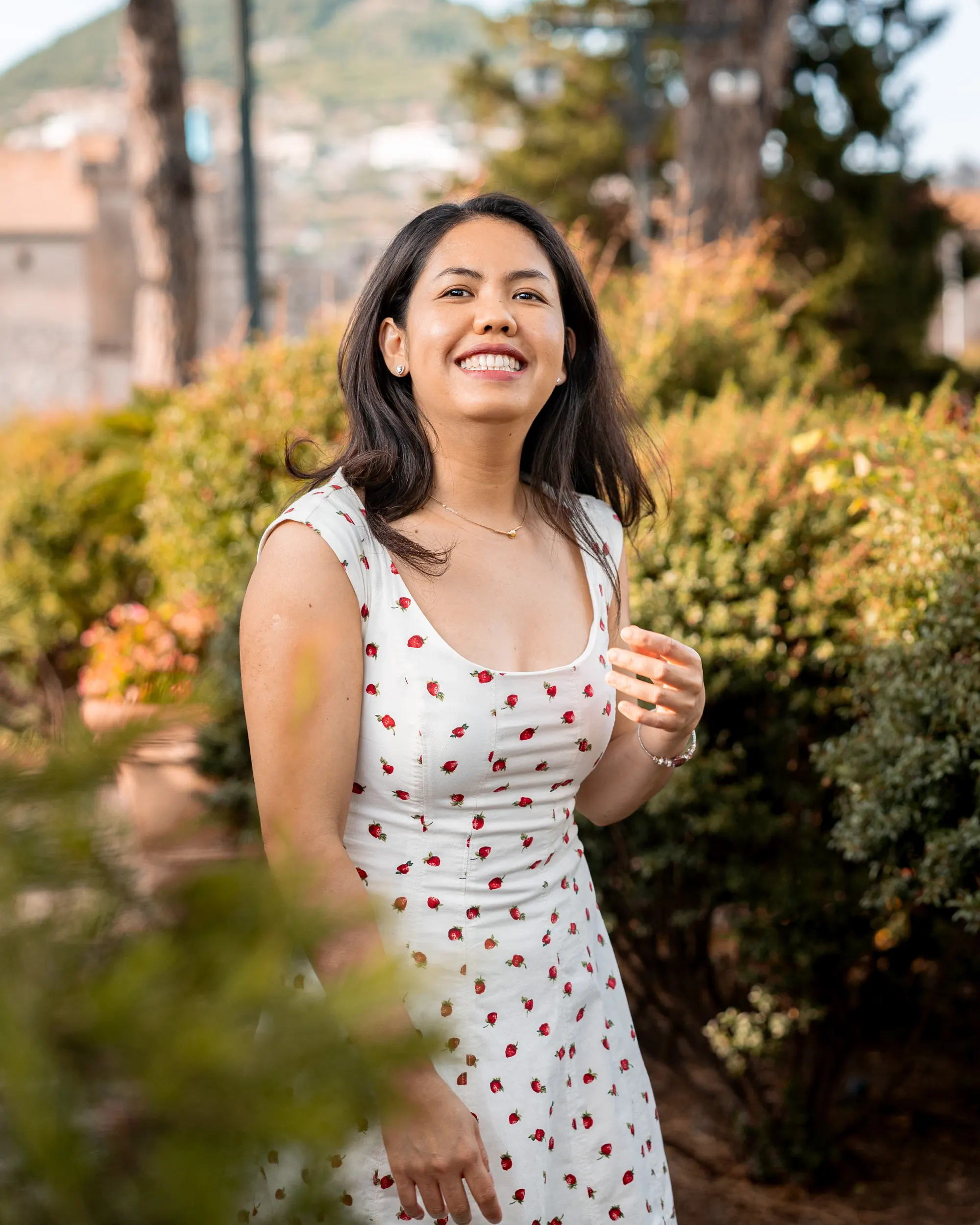 Laughing on a Ravello terrace