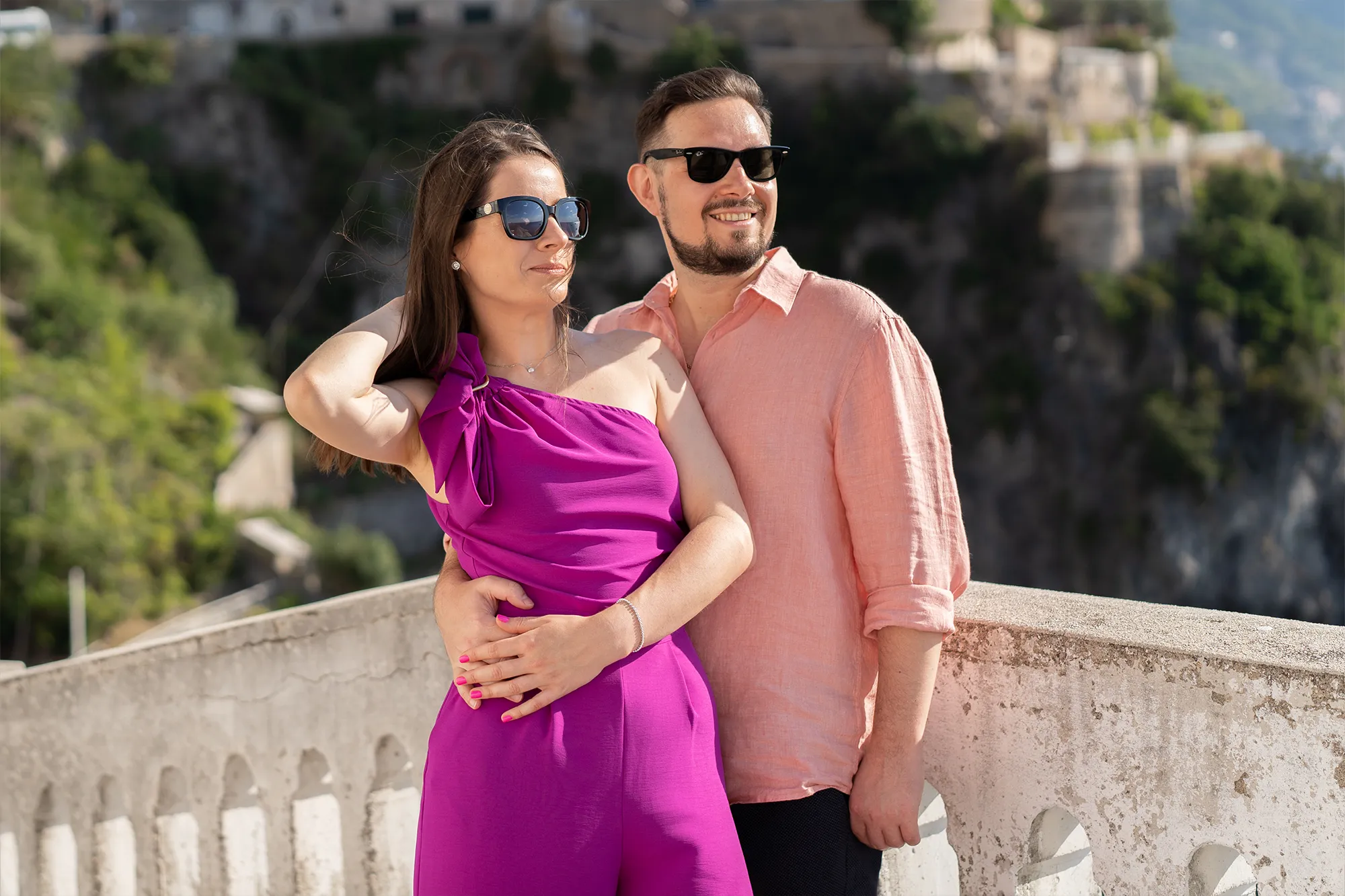 Olga and Marat in Atrani 1