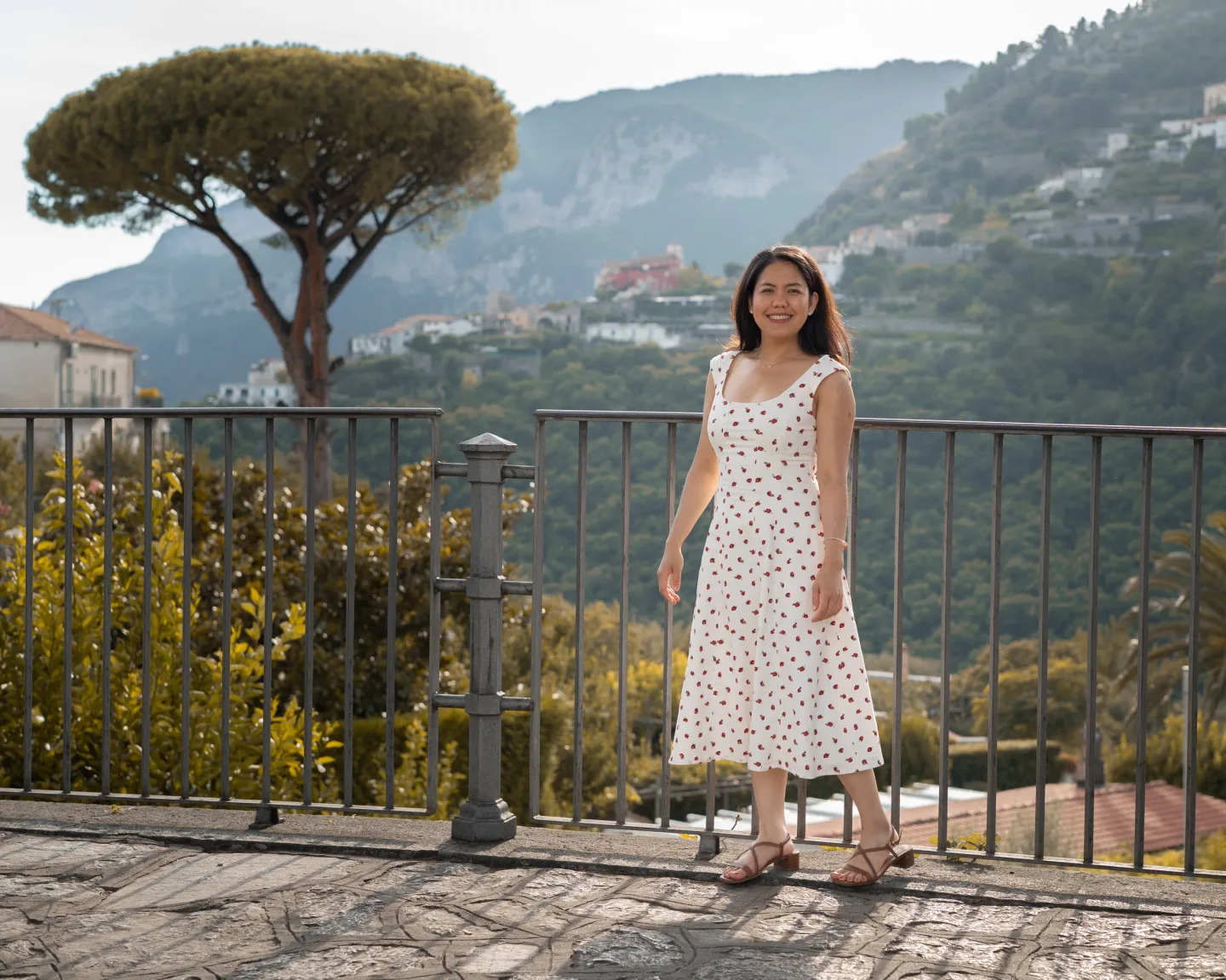 Loreana arriving in Ravello, first impressions