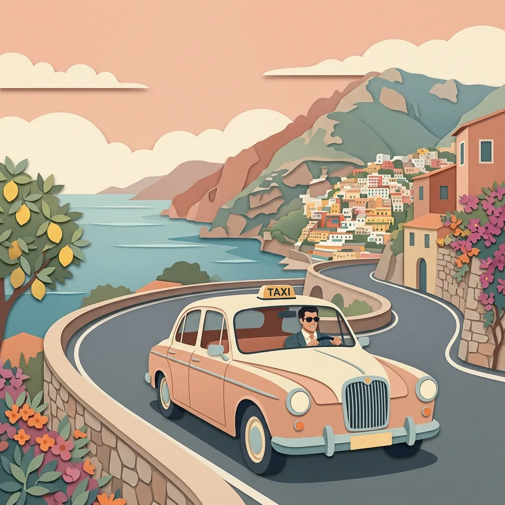 Taxi and private transfer option from Naples Airport to the Amalfi Coast