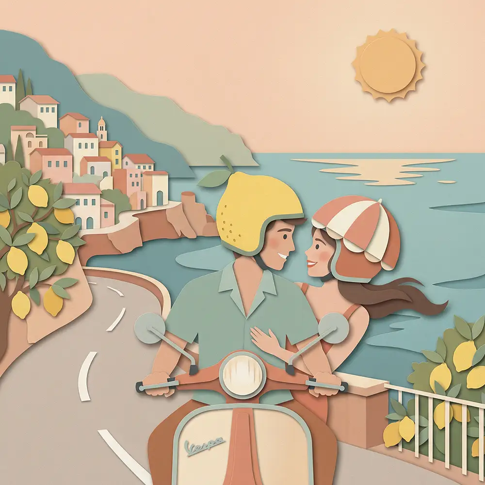 Motorcycle roads on the Amalfi Coast