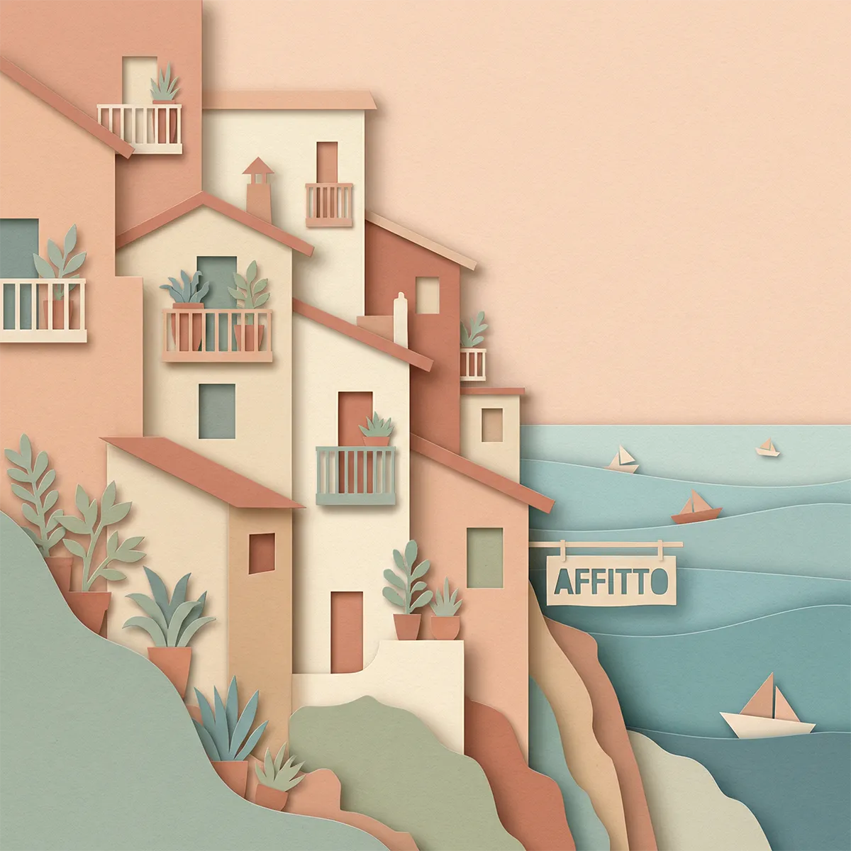 Amalfi Coast apartments with sea view